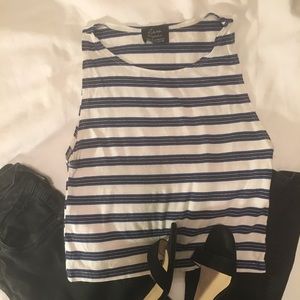 Cute Zara Striped Crop Top